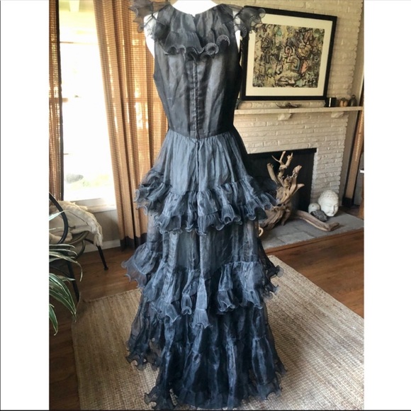 RARE Vintage Jay Morley for Fern Violette Gown - Picture 3 of 7